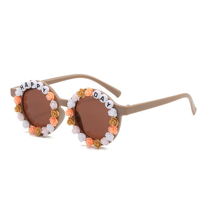 Wholesale Flower Kids Sunglasses