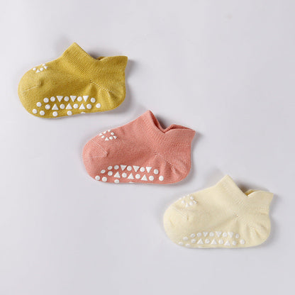 3pcs Baby Non-slip Anti-cold Learning To Walk Floor Sock