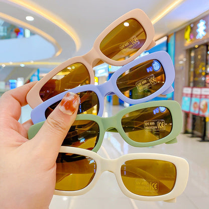 Wholesale New Egg Shape Kids PC Sunglasses