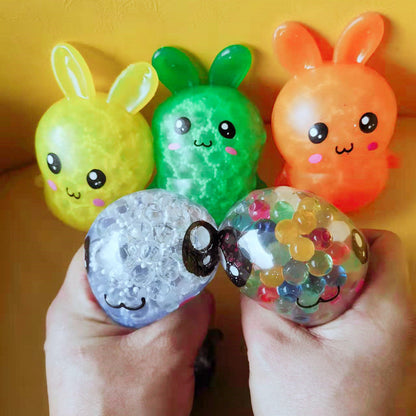 5 Pieces Bunny Soft Glue Toy Stress Reducing