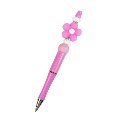 10pcs/packDIY Handmade Luminous Flower Silicone Bead Bead Pen