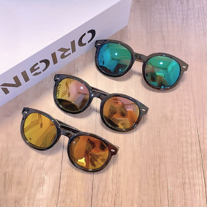 Wholesale Rice Nail Color Film Sunglasses