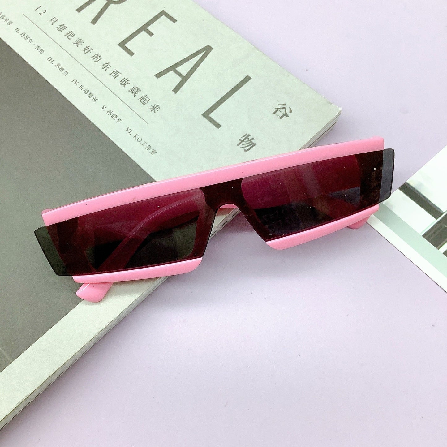 Wholesale PC Irregular Conjoined Film Children's Sunglasses