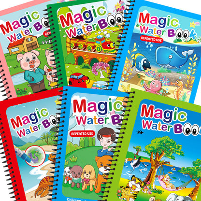 Wholesale Plastic Children's DIY Magical Water Magic Water Picture Book