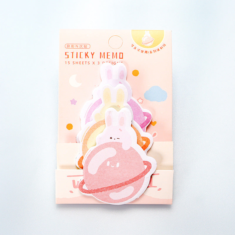 10 PCS Cute Cartoon Paper Sticky Notes