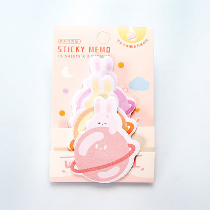 10 PCS Cute Cartoon Paper Sticky Notes