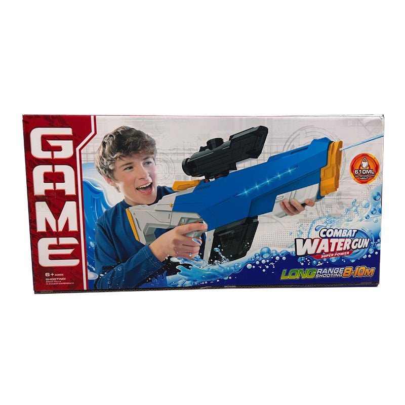 Wholesale Large-sized Electric Water Pistol Fully Automatic Water Absorption Beach Splashing Stall Children's Toys