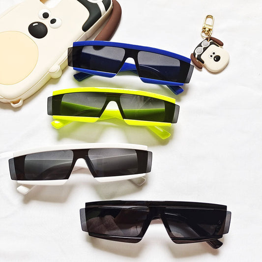 Wholesale Irregular Siamese Children's PC Sunglasses