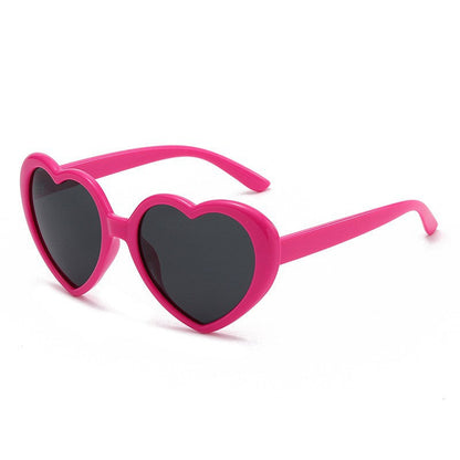 Wholesale Fantasy Gradient Frame Cute Peach Heart Children's PC Sunglasses