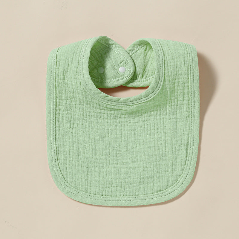 Newborn baby pure cotton 4-layer gauze bib Baby