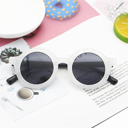 Wholesale PC Round Frame Kids Sunglasses