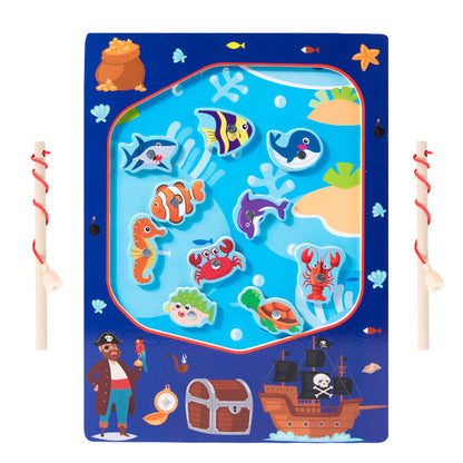 Wholesale Magnetic Fishing Game Fun Early Education Enlightenment Magnetic Kindergarten Educational Toys