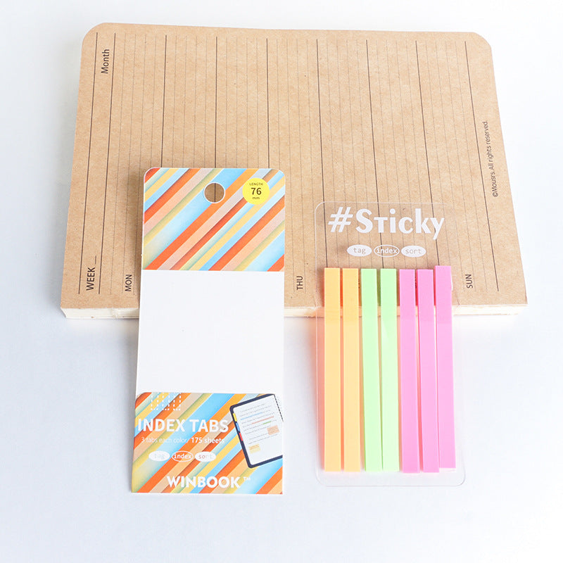 10PCS Transparent Paper Sticky Note Index Stickers