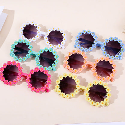 Wholesale PC Kids Cute Flower Sunglasses