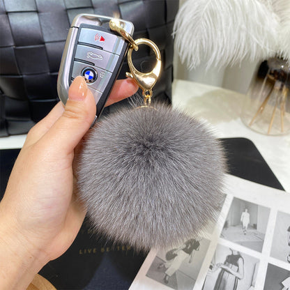 9cm Fur Ball Keychain