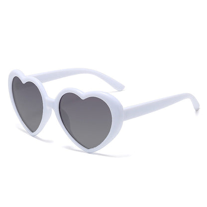 Wholesale Fantasy Gradient Frame Cute Peach Heart Children's PC Sunglasses