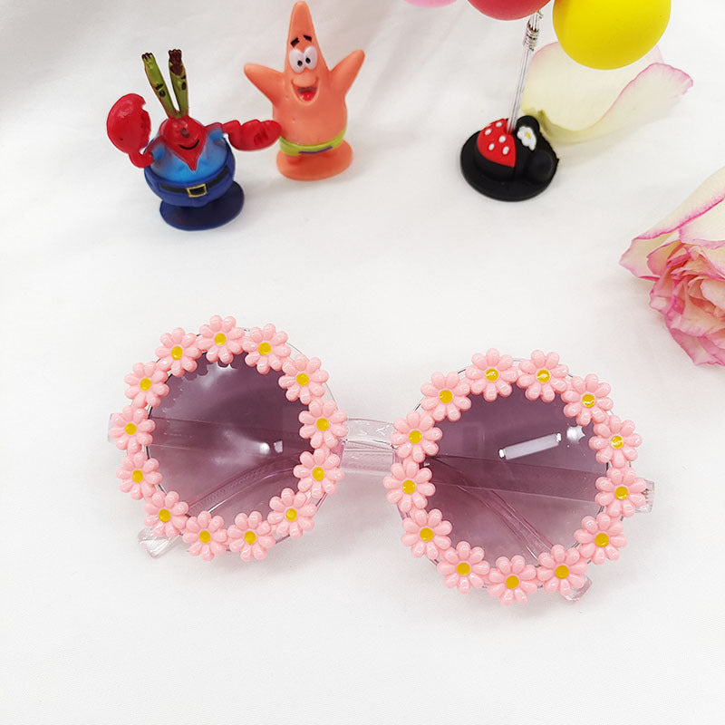 Wholesale Kids Love Flower PC Sunglasses