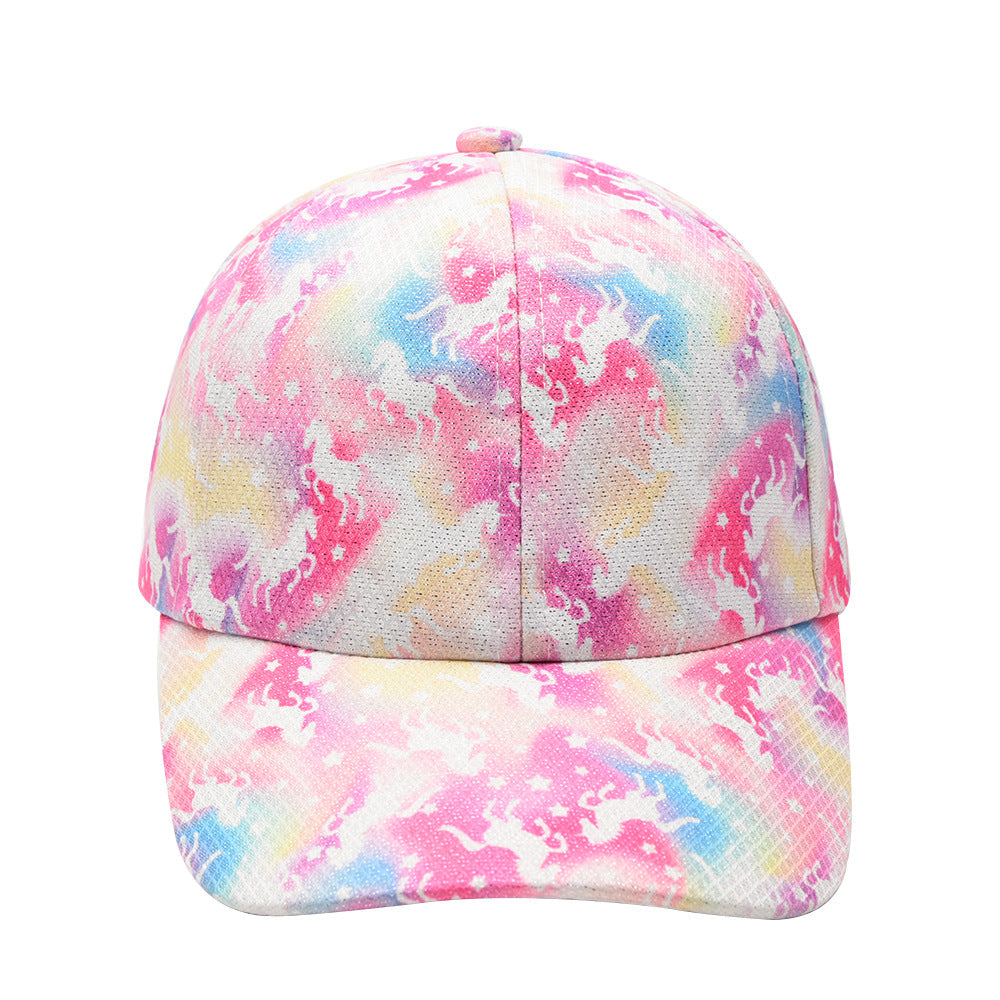 Wholesale Polyester Kids Unicorn Kids Baseball Cap