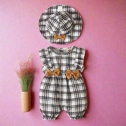 Wholesale Girls Sleeveless Romper Cotton Baby Clothes