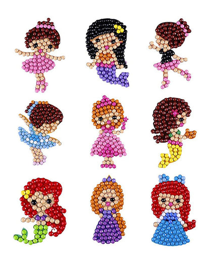 10PCS Children's Resin Diamond Painting