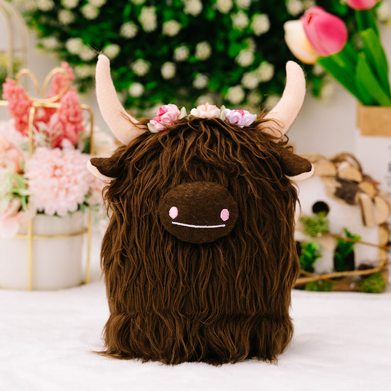 Wholesale Yak Scottish Plush Children's Doll Polyester TOY