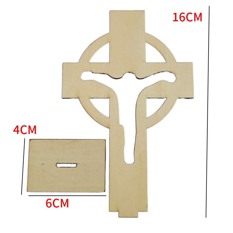 Wooden Cross Ornaments