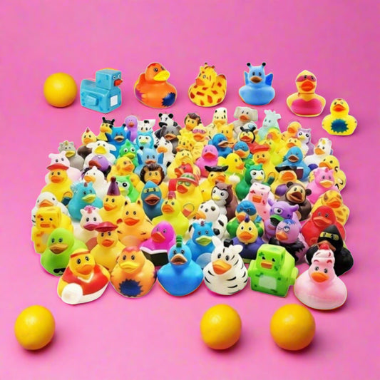 Assorted Rubber Ducks Toy Duckies For Kids And Toddlers