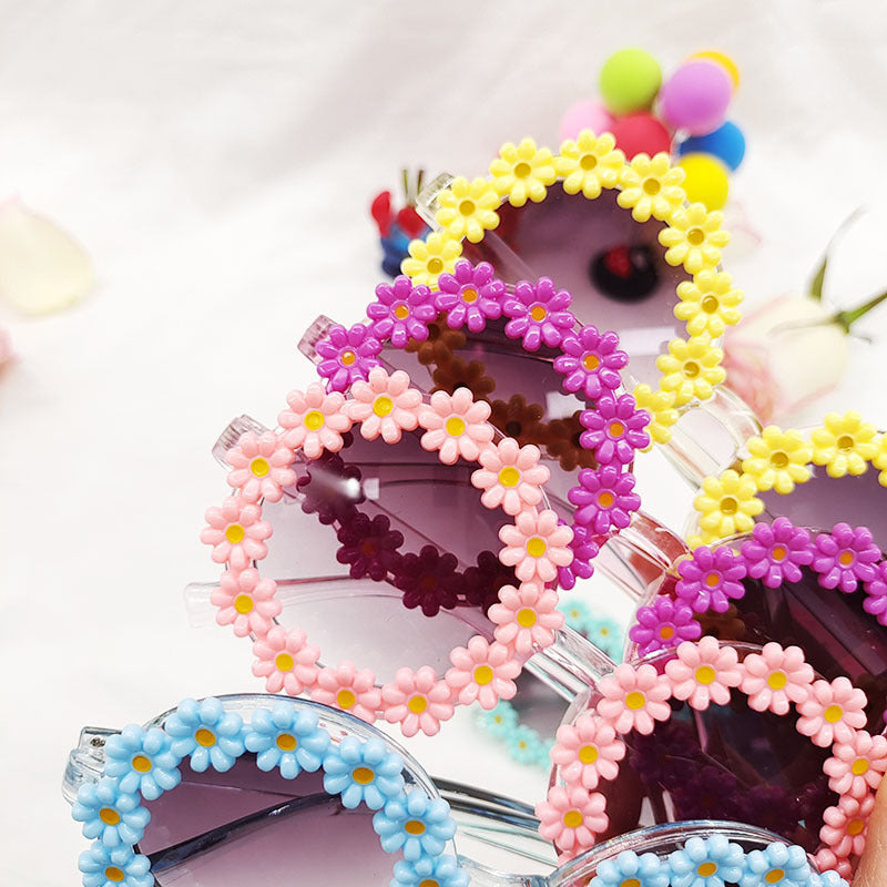 Wholesale Kids Love Flower PC Sunglasses