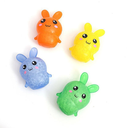 5 Pieces Bunny Soft Glue Toy Stress Reducing