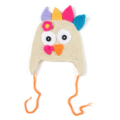 Wholesale Hand Knitted Parent-child Style Thanksgiving Turkey Earflaps Knitted Hat