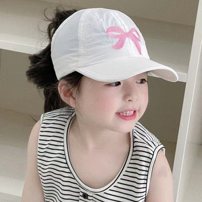 Wholesale Quick-drying Half-top Children's Thin Baseball Cap with Ponytail