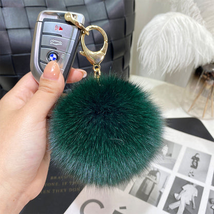 9cm Fur Ball Keychain