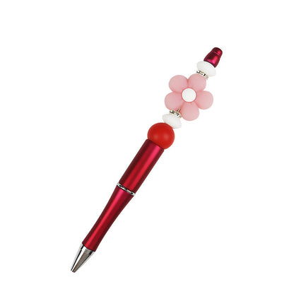 10pcs/packDIY Handmade Luminous Flower Silicone Bead Bead Pen