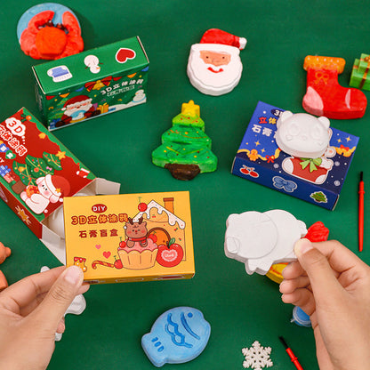 Wholesale Graffiti Gypsum Children's Christmas Surprise Blind Box Gifts