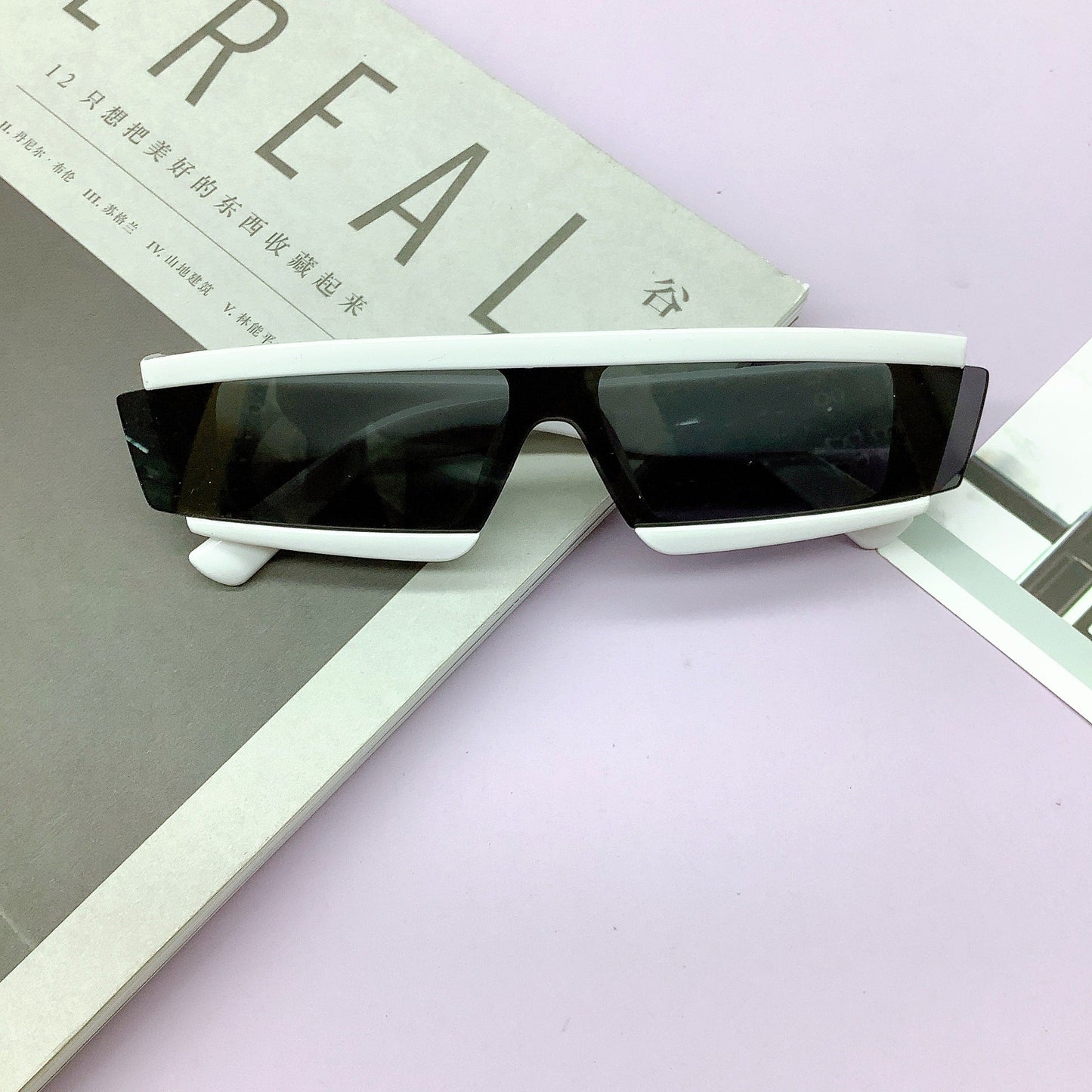 Wholesale PC Irregular Conjoined Film Children's Sunglasses