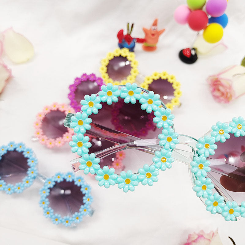 Wholesale Kids Love Flower PC Sunglasses