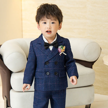 Wholesale of Boys' Polyester British Style Suit Sets