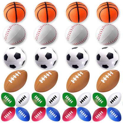 Wholesale Foam Sponge Ball 4cm Rugby Basketball Football PU Slow Rebound Decompression Vent Pressure Ball