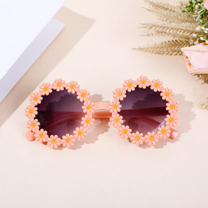 Wholesale PC Kids Cute Flower Sunglasses