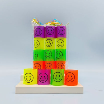 Wholesale Smiling Face Folding Rainbow Circle Plastic Toys