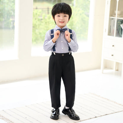 Wholesale of Boys' Cotton British Gentlemen Handsome Vest Sets