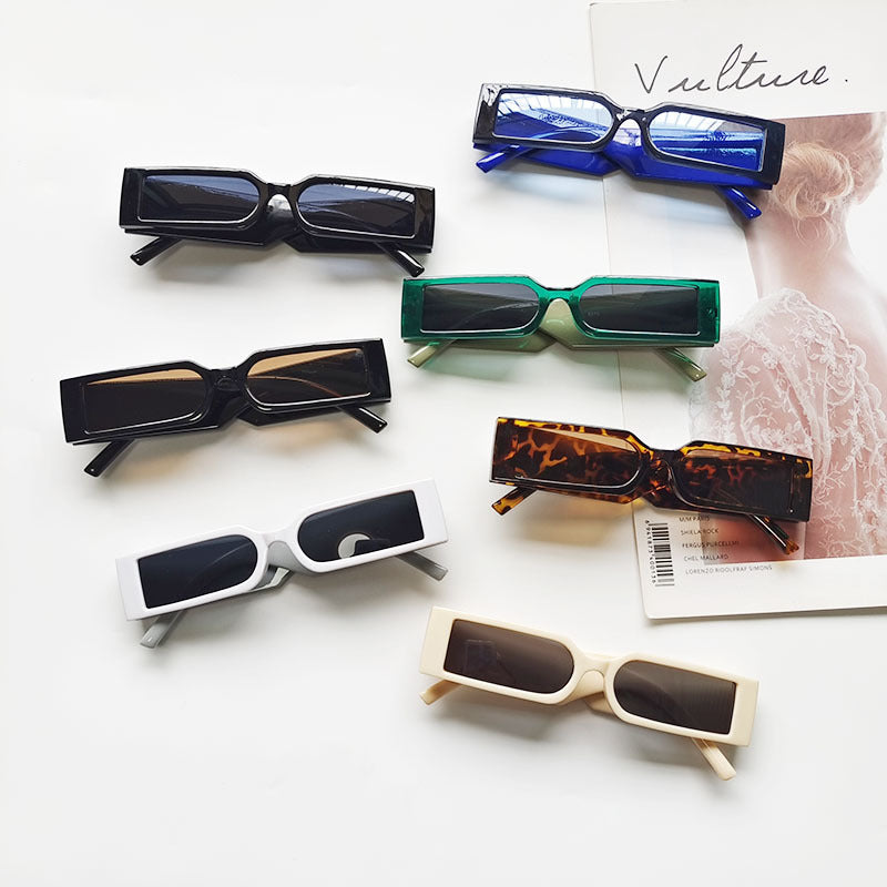 Wholesale Small Square Frame Retro PC Sunglasses