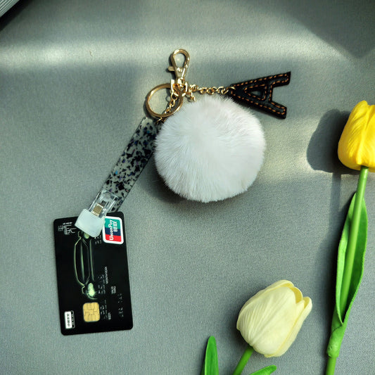 ATM Card Reader Letters A-D Fur Ball Alloy