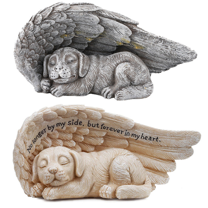 Angel Dog Resin Ornaments