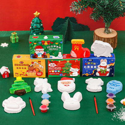 Wholesale Graffiti Gypsum Children's Christmas Surprise Blind Box Gifts