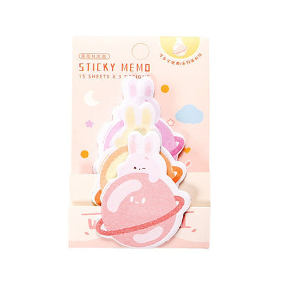 10 PCS Cute Cartoon Paper Sticky Notes