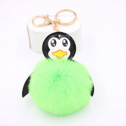 Antarctic Cute Baby Penguin Plush Ball Pendant Keychain