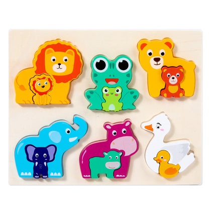 Wholesale Matching Puzzle Board Puzzle Wooden Toys