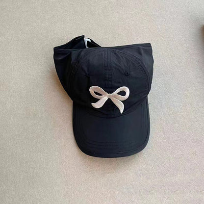 Wholesale Quick-drying Half-top Children's Thin Baseball Cap with Ponytail