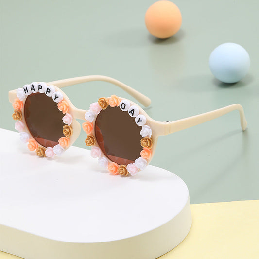 Wholesale Flower Kids Sunglasses